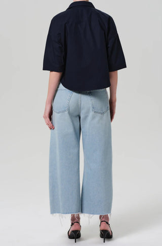 Ayla Raw Hem Crop In Vaquero - obligato