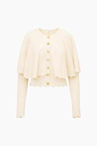 Daelyn Cardigan in Champagne - obligato