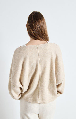 Damsville Sweater in Taupe - obligato