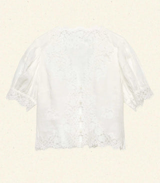 Idella Top In White - obligato