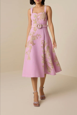 Jiah Buckle Midi Dress - obligato