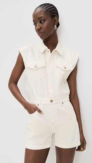 Lennox Sleeveless Romper - obligato
