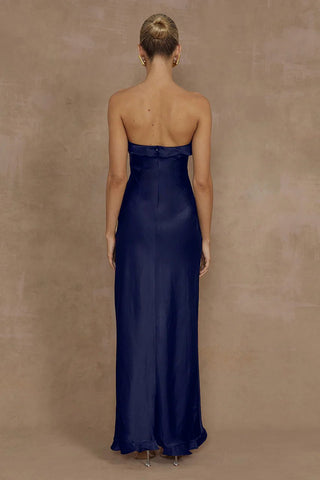 Lorena Maxi Maxi Dress in Navy - obligato