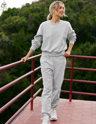 LUXEFLEECE SWEATPANT in Heather Gray - obligato