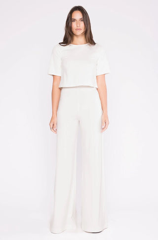 Ponte Knit Wide Leg Pant - obligato