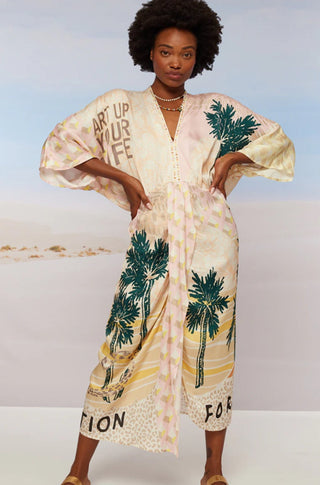 Sophia Kimono Vacation Dress - obligato