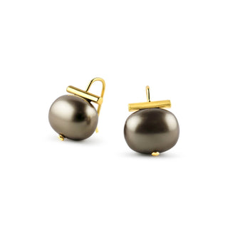 Statement Making Large Pebble Pearls : White - obligato
