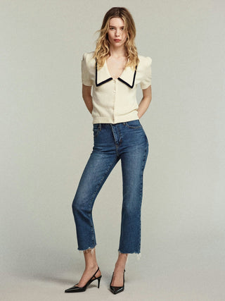 The Ruler Crop Stash Destructed Fray Jean - obligato