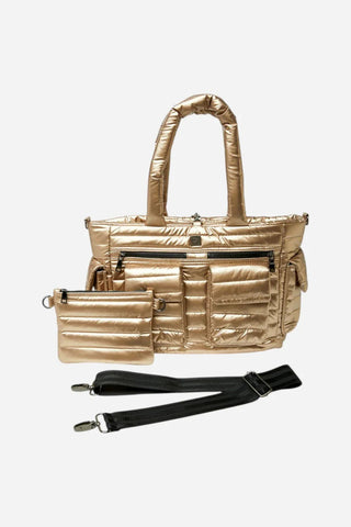 Two Faced Reversible Tote Pearl Cashmere - obligato