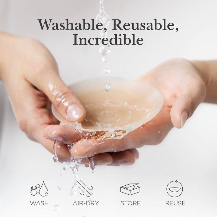 Nippies Skin Adhesive Nipple Covers with Lifting Tab: Creme / Size 1