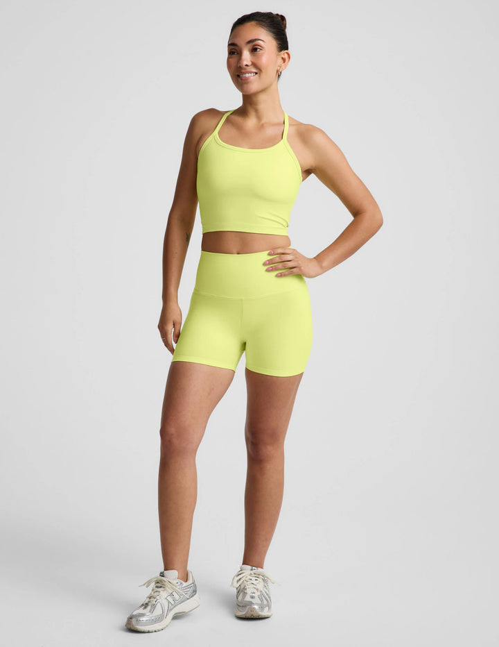 Spacedye™ Keep Pace 3" Short in electric Lime Heather