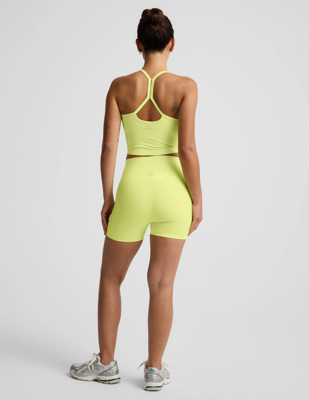 Spacedye™ Keep Pace 3" Short in electric Lime Heather