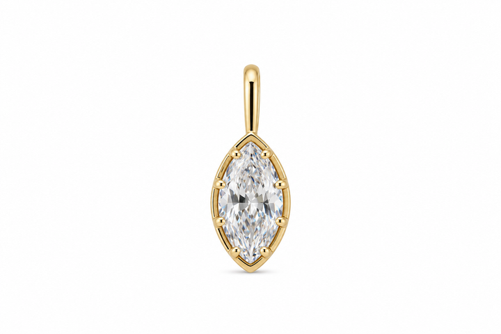 Marquise Bezel Charm