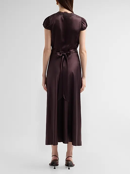 The Coraline Dress in Equestrian Brown