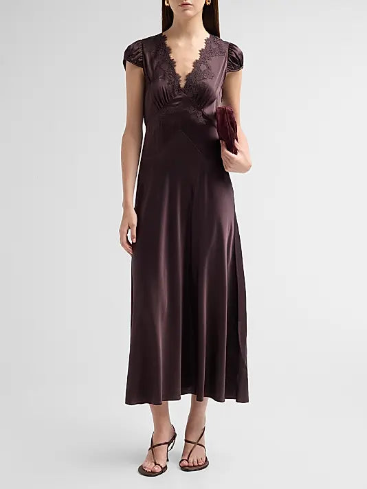 The Coraline Dress in Equestrian Brown