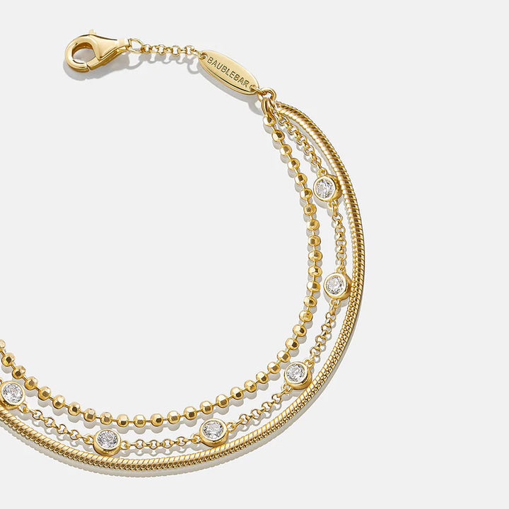 Skye 18K Gold Layered Bracelet