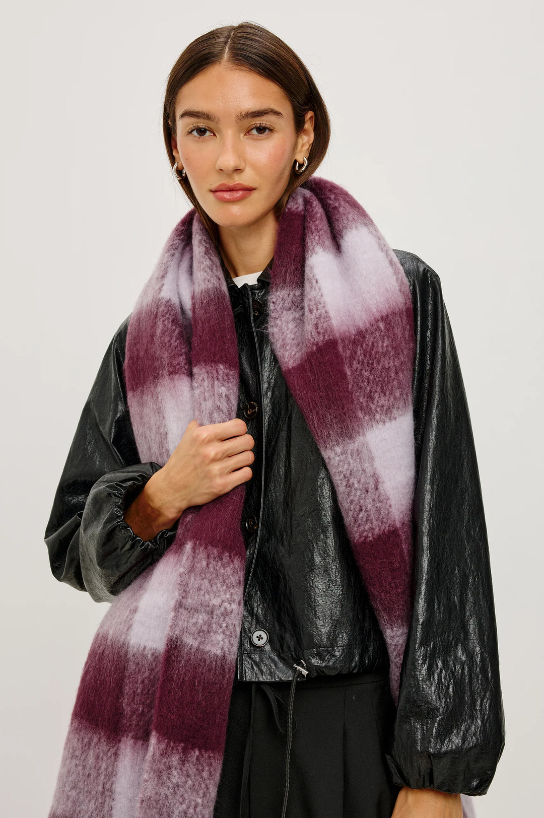 Oslo Scarf in Wine
