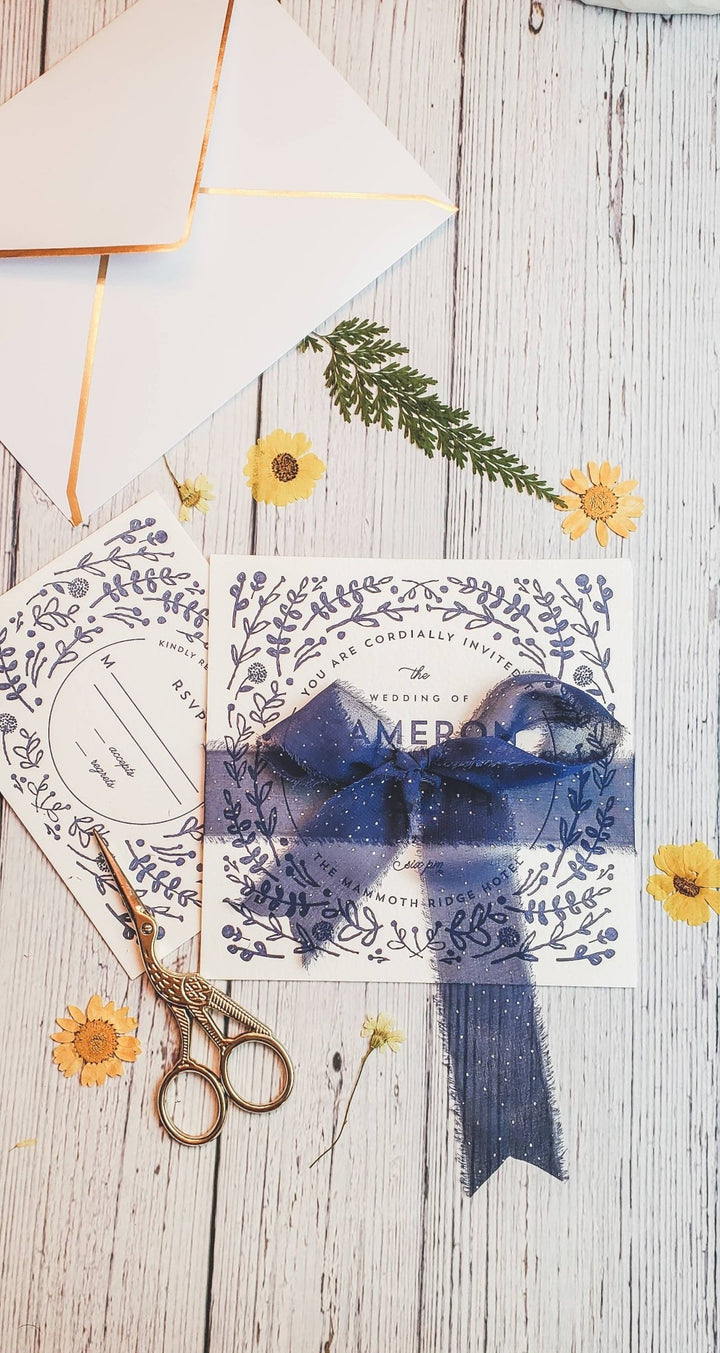 1.25" Pink Mini Gold Metallic Dot Silk Georgette Ribbon - obligato