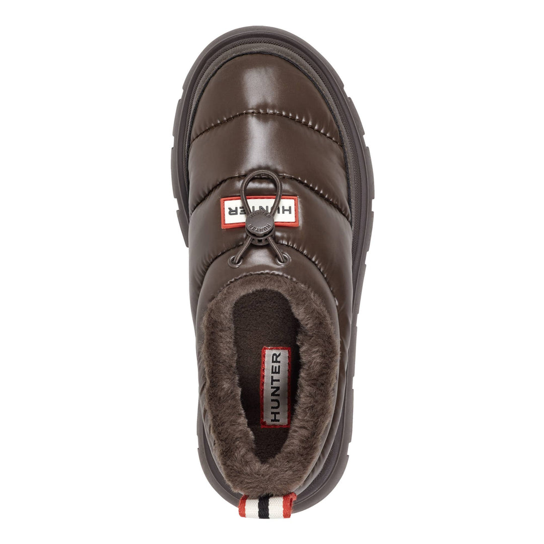 Hunter Madi Mules in Dark Brown