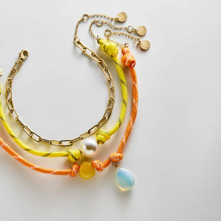 Brooke Semi-Precious Waterproof Anklet Set