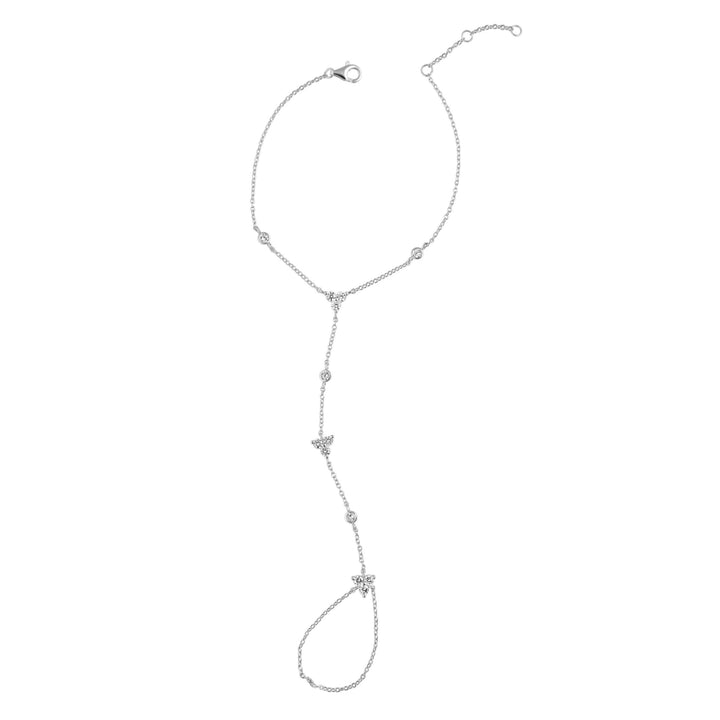 Kira Hand Chain Bracelet in Gold