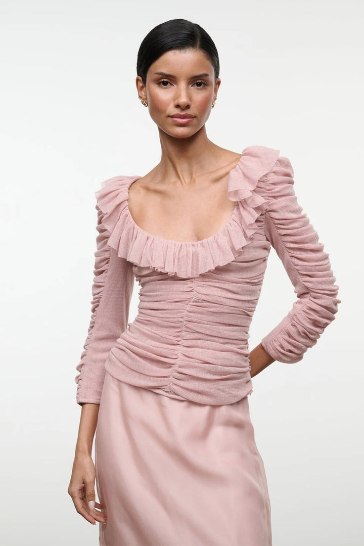 The Gretta Top in Sandrose