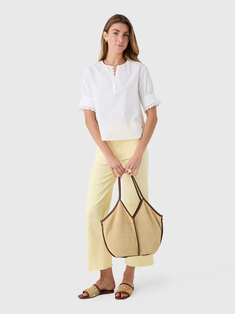 The Anchor Pant in Lemon