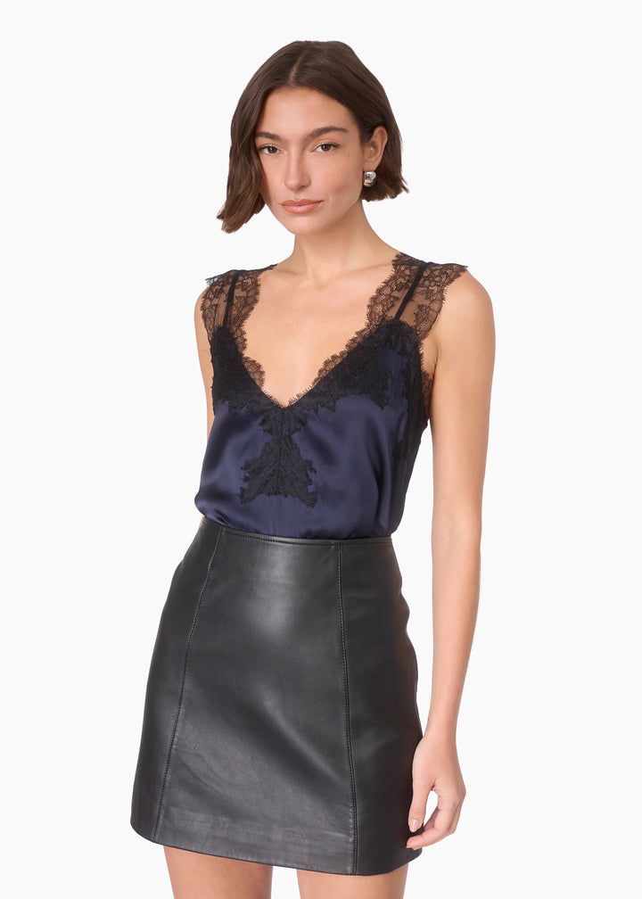 Lauren Silk Camisole Navy
