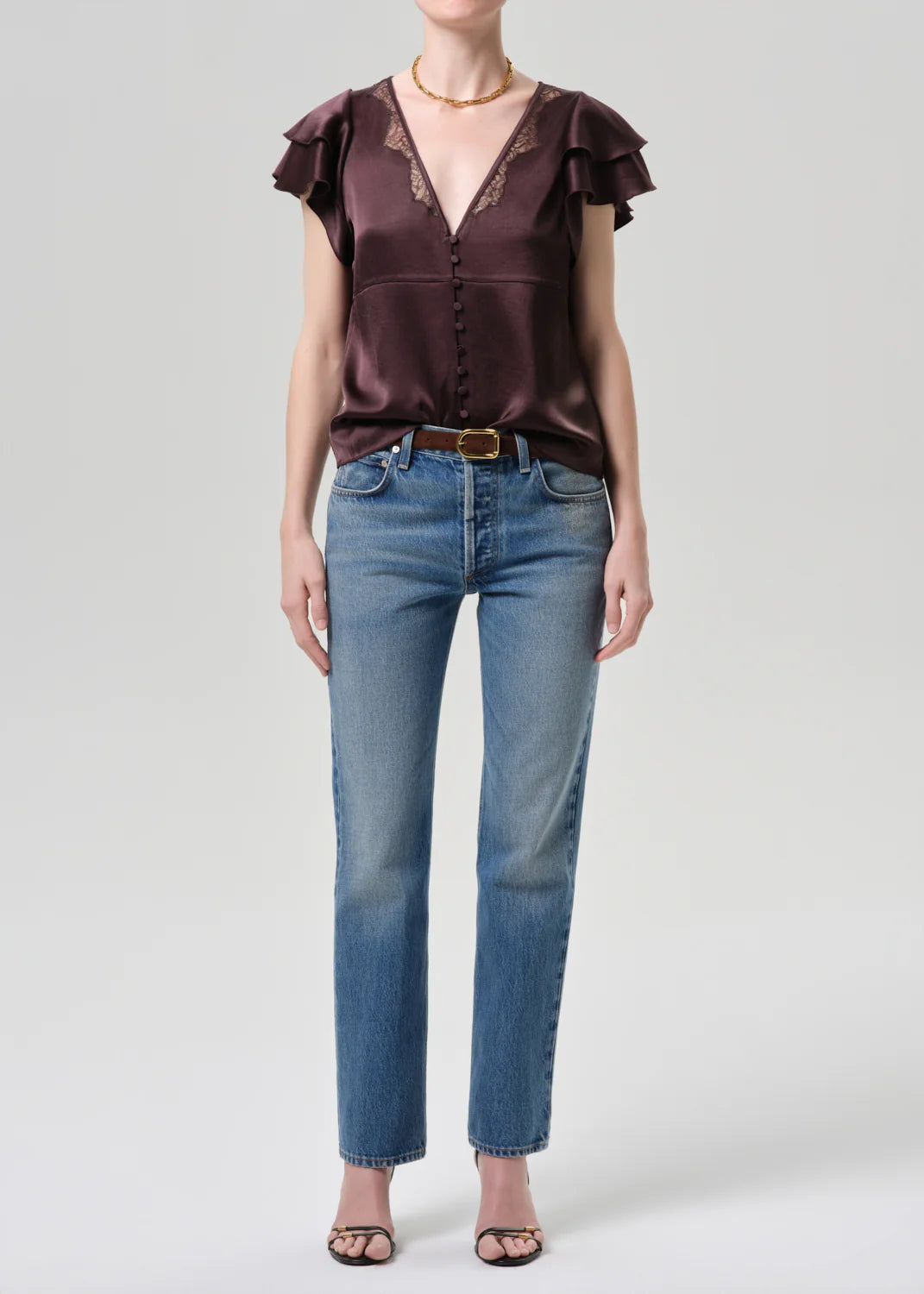 Savannah Cigarette Jean in Patina