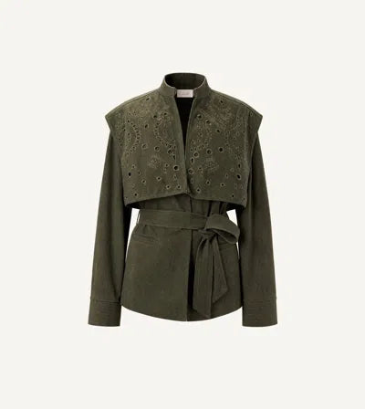Val Jacket in Winter Moss