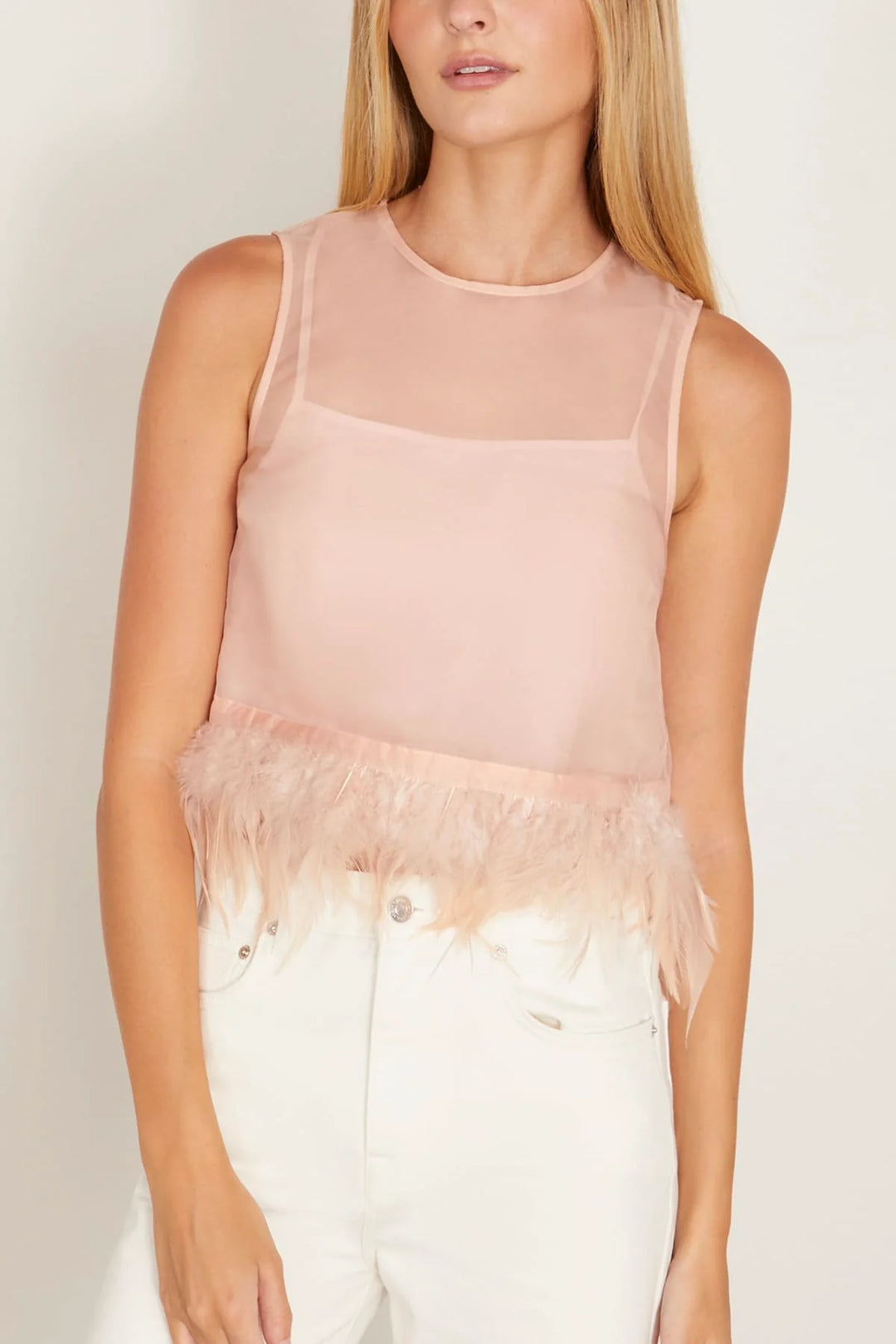 Avi Top in Sandrose