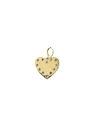 Create your own Scarf Neck - Orange Paisley - C: CZ Stud Heart