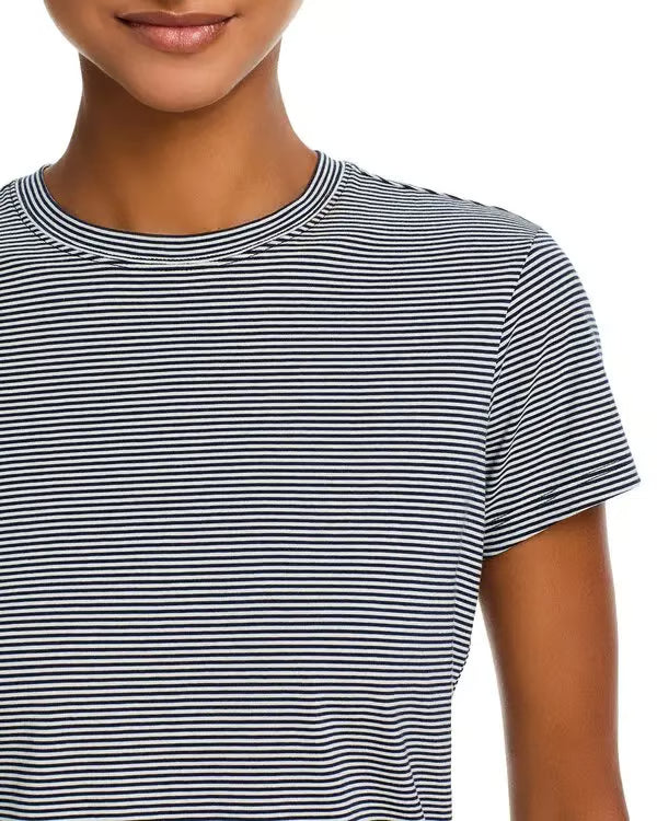 The Stripe Baby Tee in Navy Multi