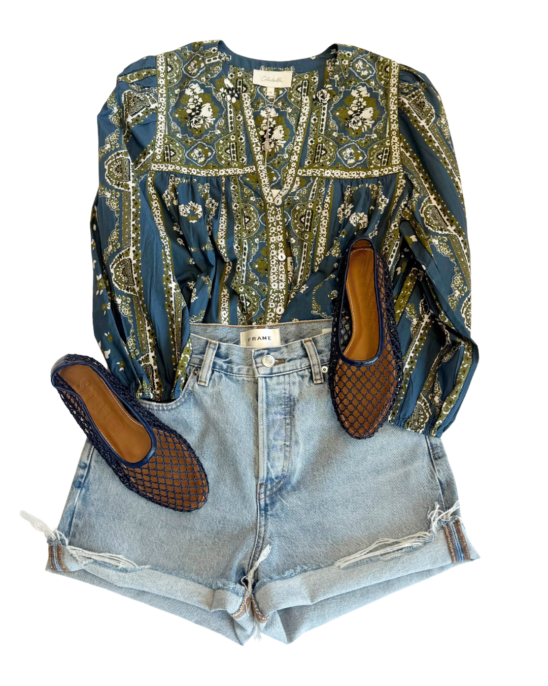 Imogen Top in Fioren Print