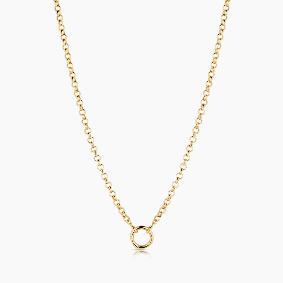 Vienna Charm Necklace | 16-18 Inch: 14k Gold Plated