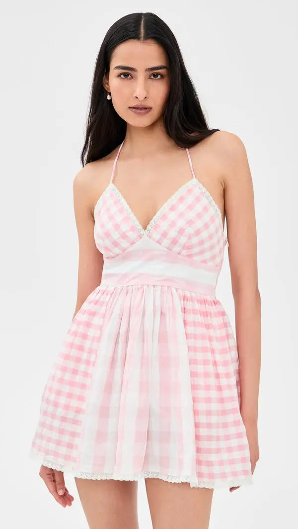 Arletta Dress in Watermelon Waves