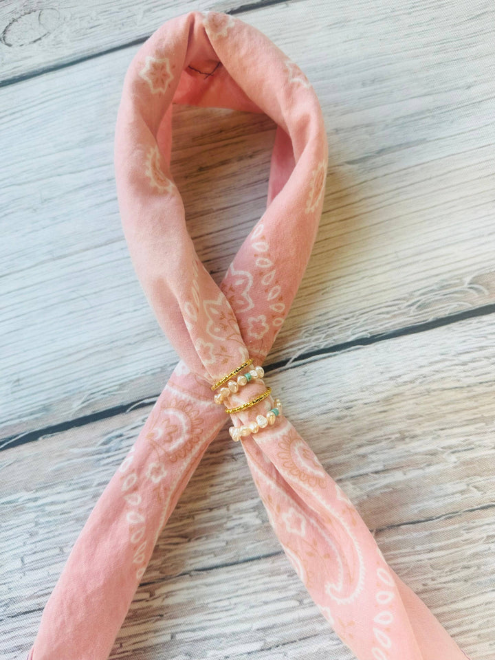 Gold or Silver Stacker Bandana Charm: Gold