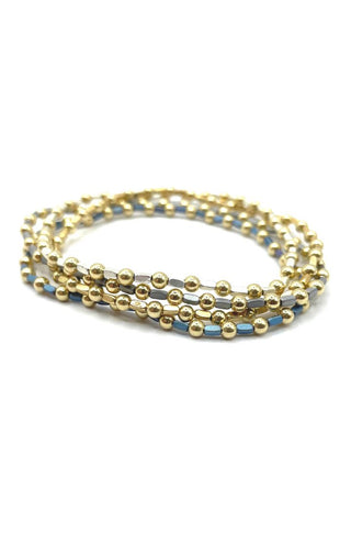 4mm Color Crush Gold Filled Bracelet - obligato