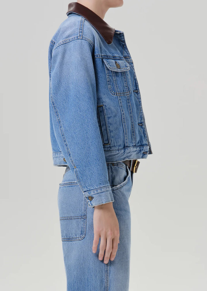 Skylar Denim Jacket In Sunlit