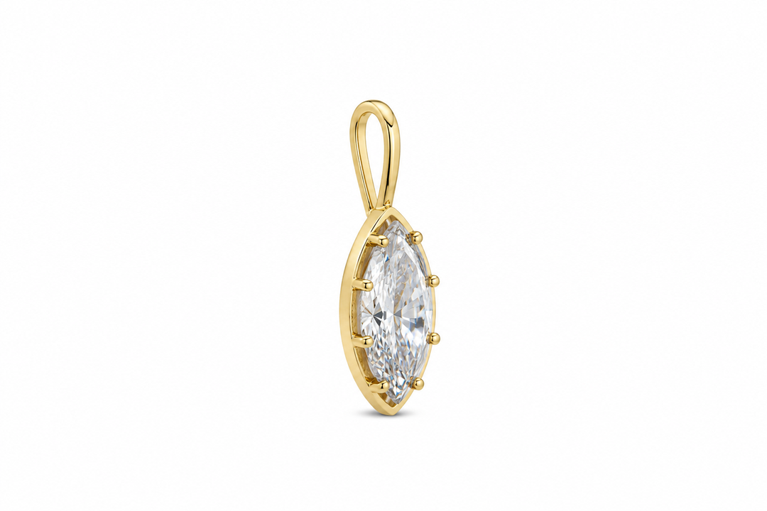 Marquise Bezel Charm