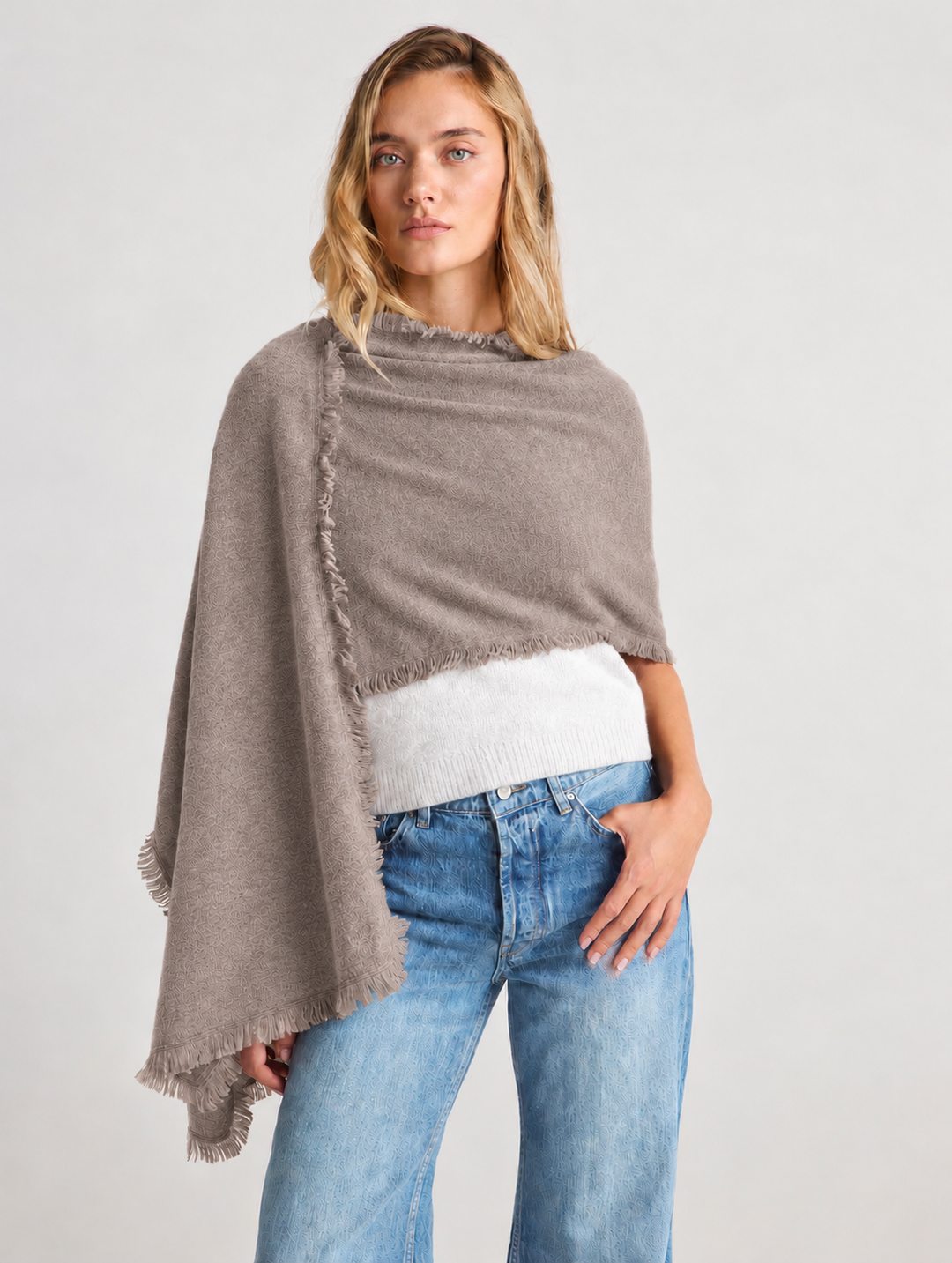 Karlie Scarf in Stone