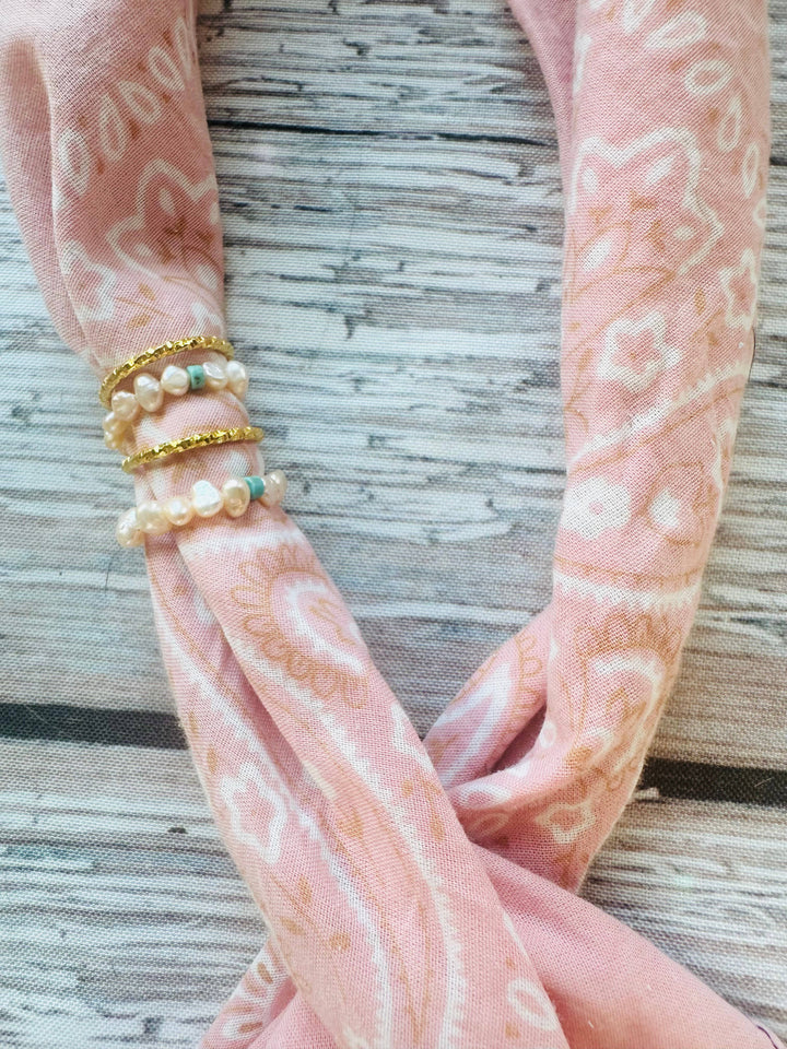 Gold or Silver Stacker Bandana Charm: Gold