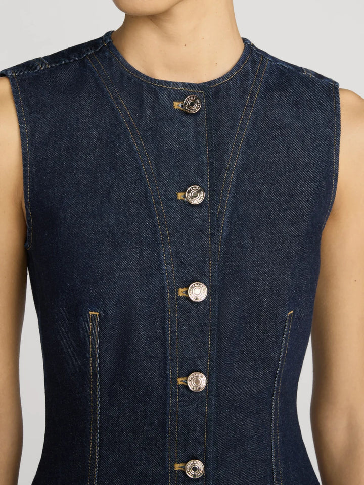 The Form Vest in Rinse