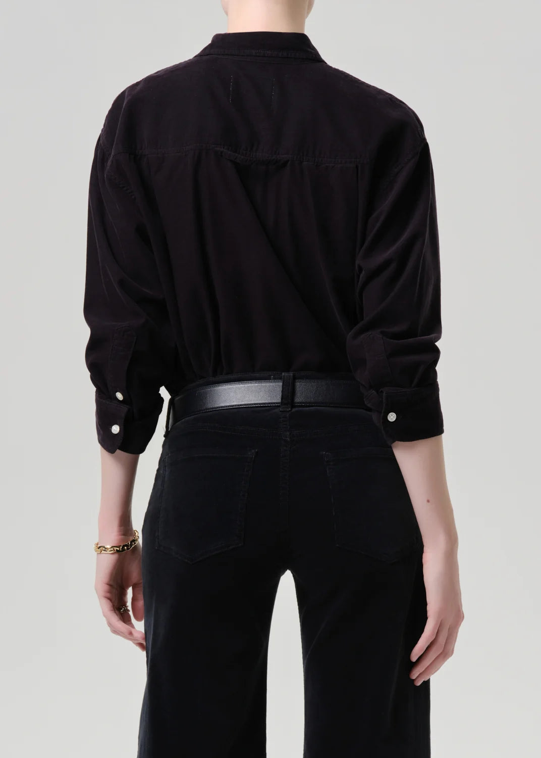 Ilaria Draped Japanese hammered Satin Top