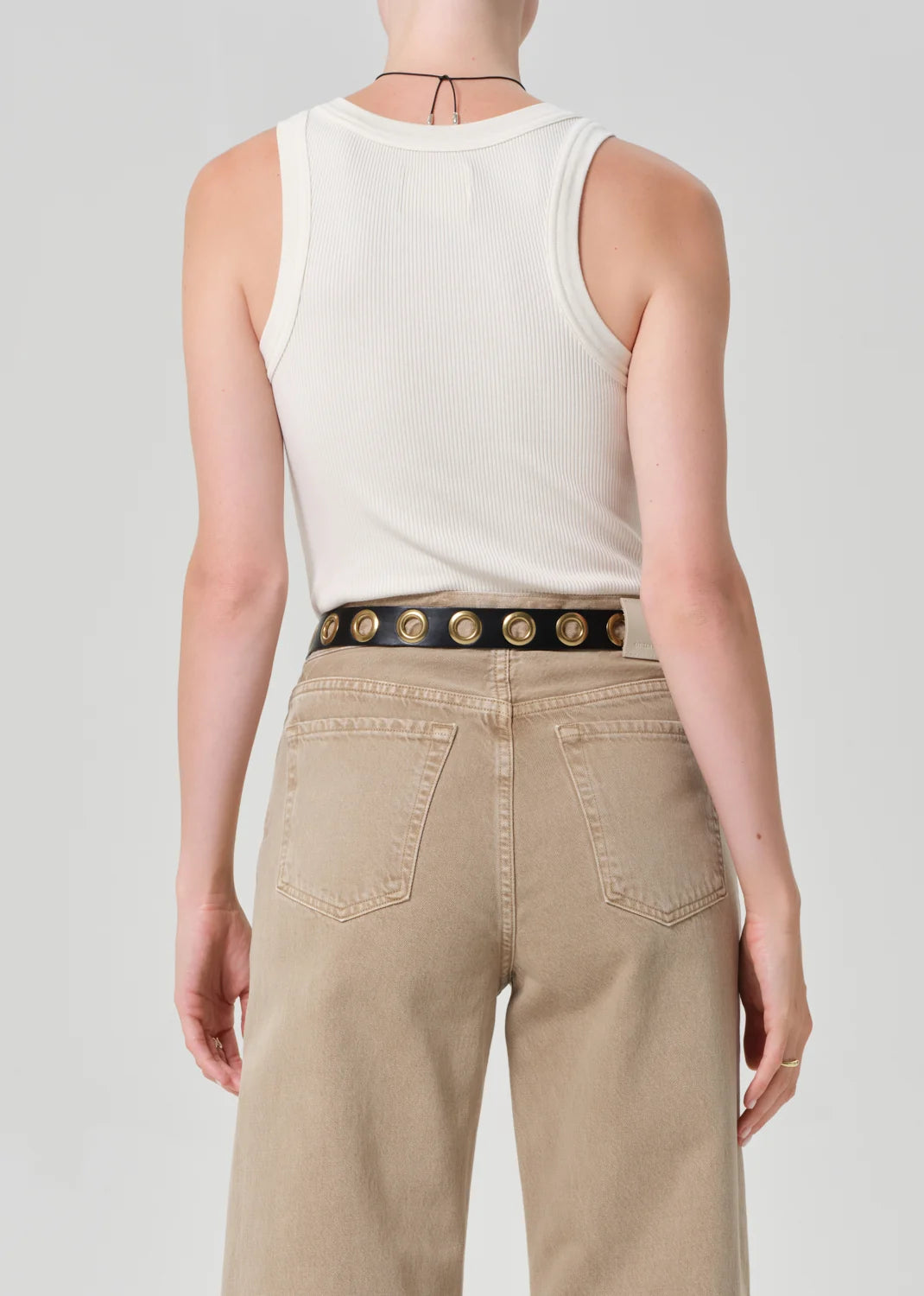 Isabel Rib Tank In Dune