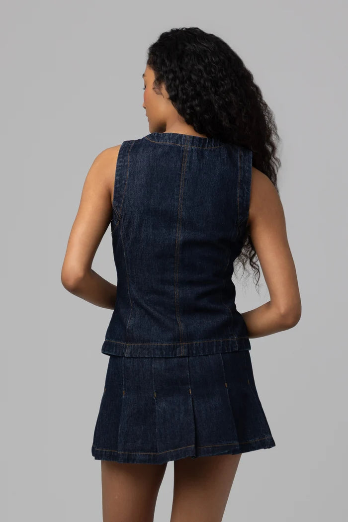 Out and About Denim Vest