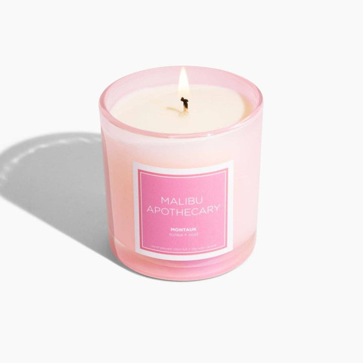Iridescent Pink Candle: LAGUNA BEACH