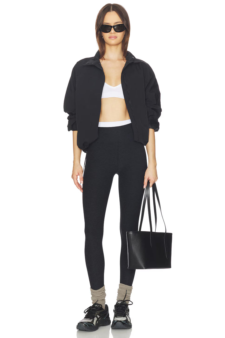 Spacedye Layered High Waisted Midi Legging