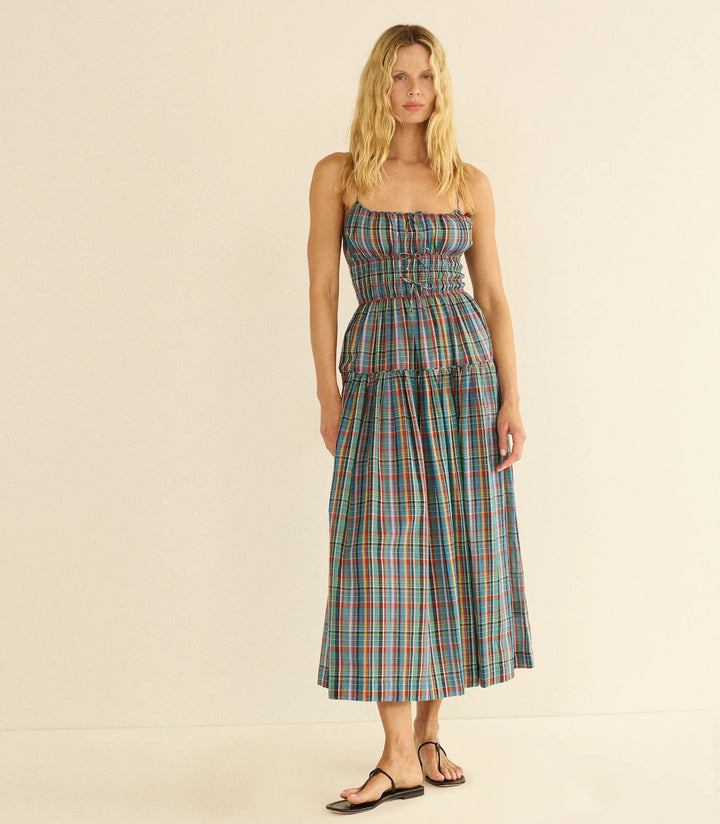 Brielle Dress in Alderbrook Plaid