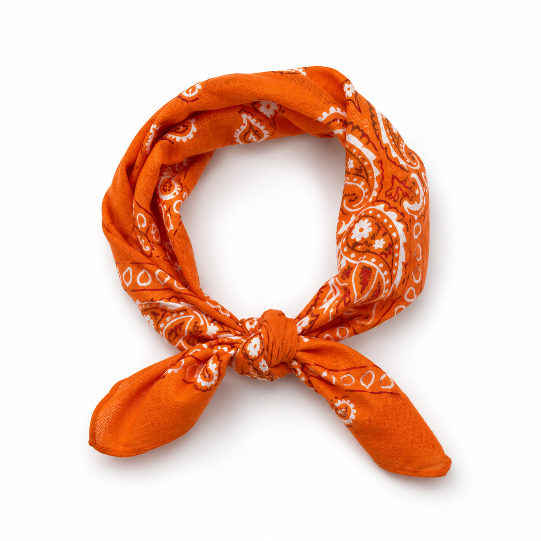 Sun-Kissed Bandanas: Orange